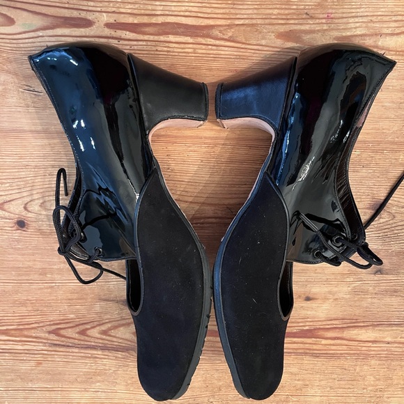 New, custom made exquisite leather & patent leather women’s size 42.5. - Picture 7 of 12